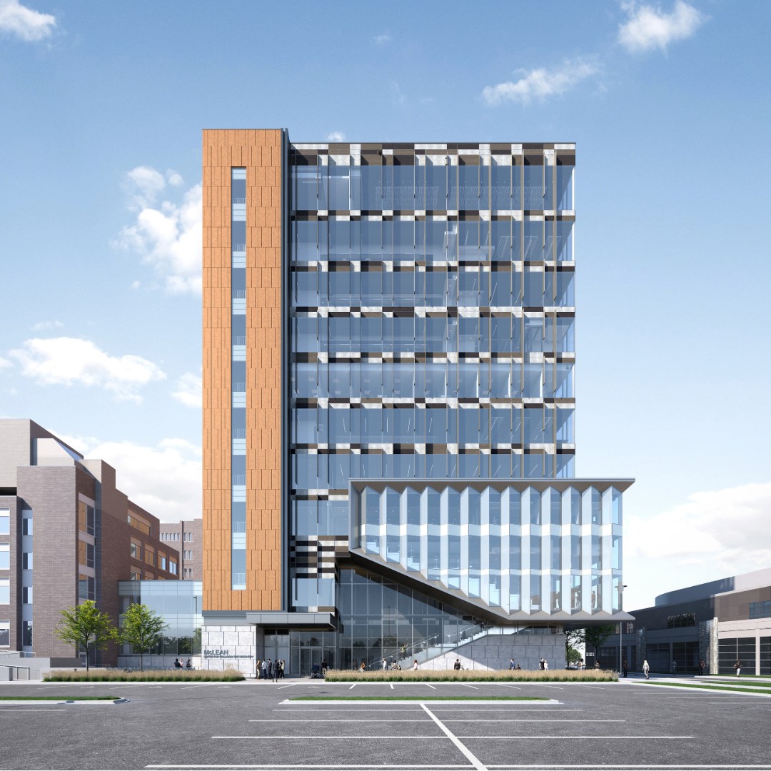 A render of the MCCD building.